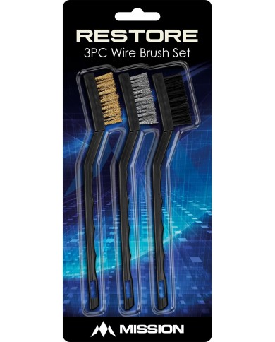 Mission Restore 3pc Wire Brush Set