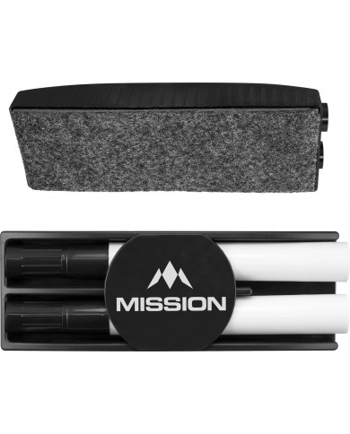 Mission Whiteboard Kit - Dry Wipe Eraser and Pens