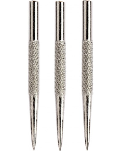 Winmau Knurled Points Silver 32mm