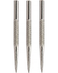 Winmau Knurled Points Silver 32mm