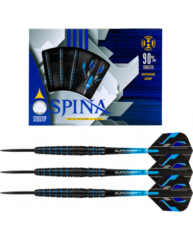 Harrows Spina Black & Blue Darts
