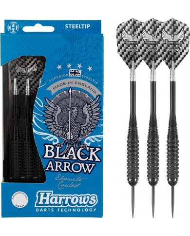 Harrows Black Arrow Knurl Brass Darts