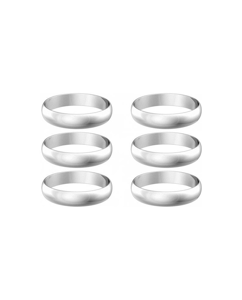 Harrows Supergrip Shaft Rings - Pack of 6 - Silver