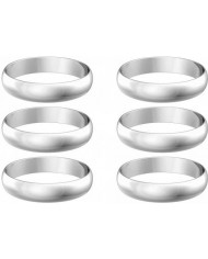 Harrows Supergrip Shaft Rings - Pack of 6 - Silver