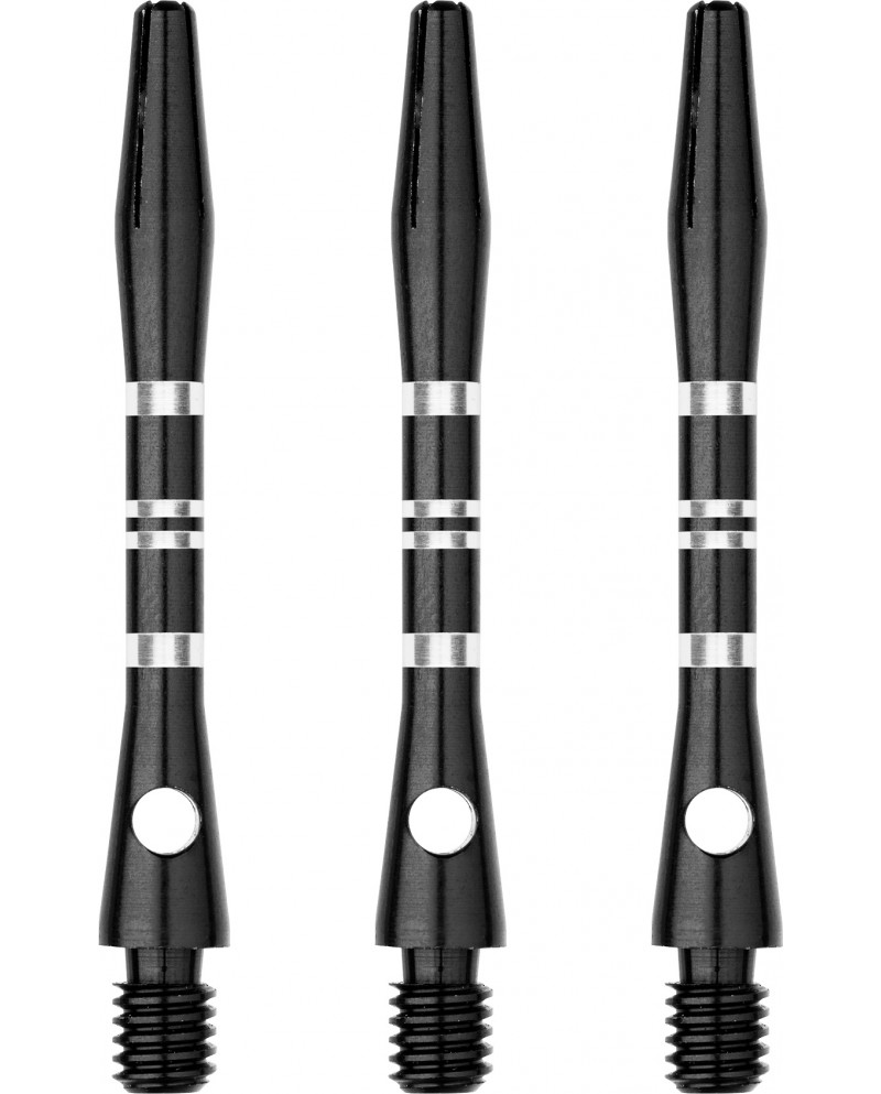 Winmau Re-grooved Aluminium Shafts Type A - Black