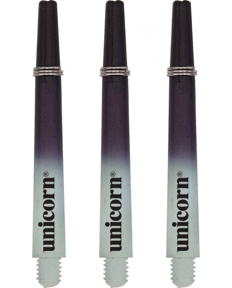 Unicorn Gripper 3 Two Tone Dart Shafts - White & Black