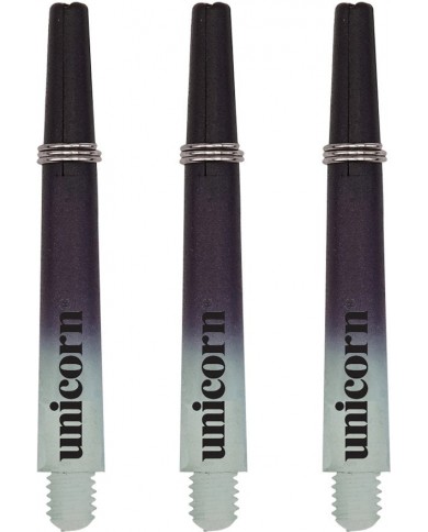 Unicorn Gripper 3 Two Tone Dart Shafts - White & Black