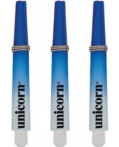 Unicorn Gripper 3 Two Tone Dart Shafts - White & Blue
