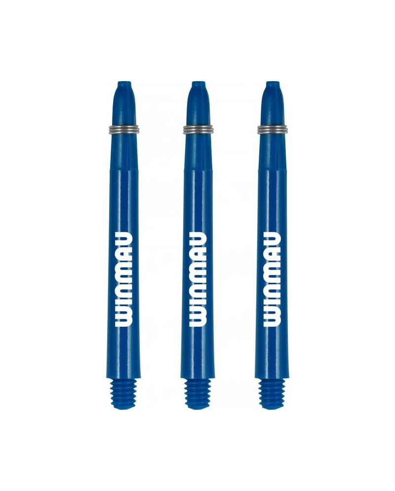 Winmau Signature Nylon Stems - Strong Dart Shafts - 48mm - Medium - Logo - Blue