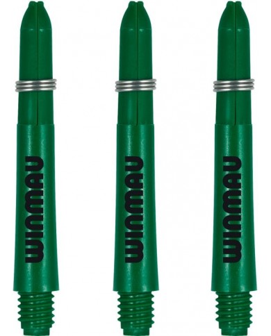 Winmau Signature Nylon Stems - Strong Dart Shafts - 48mm - Medium - Logo - Green