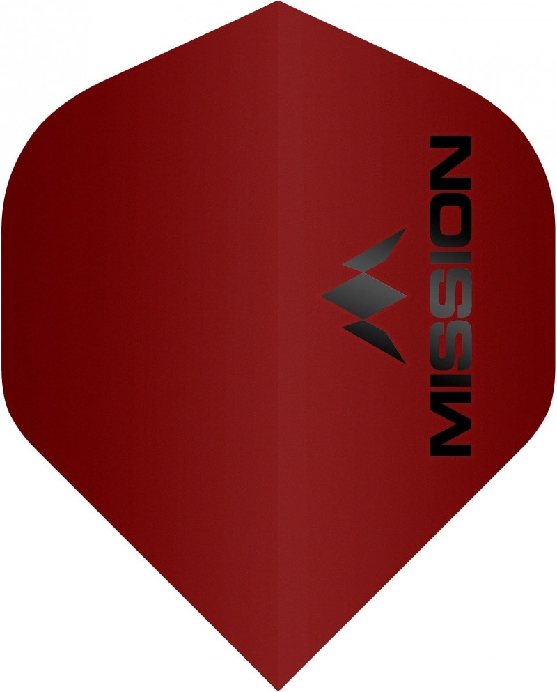 Mission Logo Flights No2 Matt Red