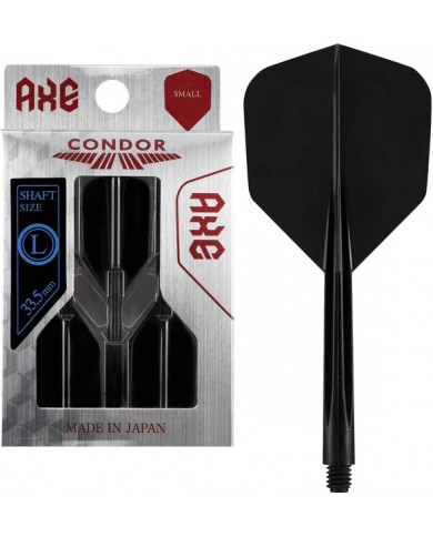 Condor AXE Dart Flights Small Black