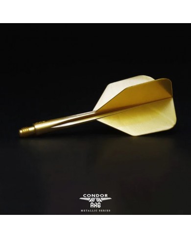Condor AXE Metallic Dart Flights Small Gold