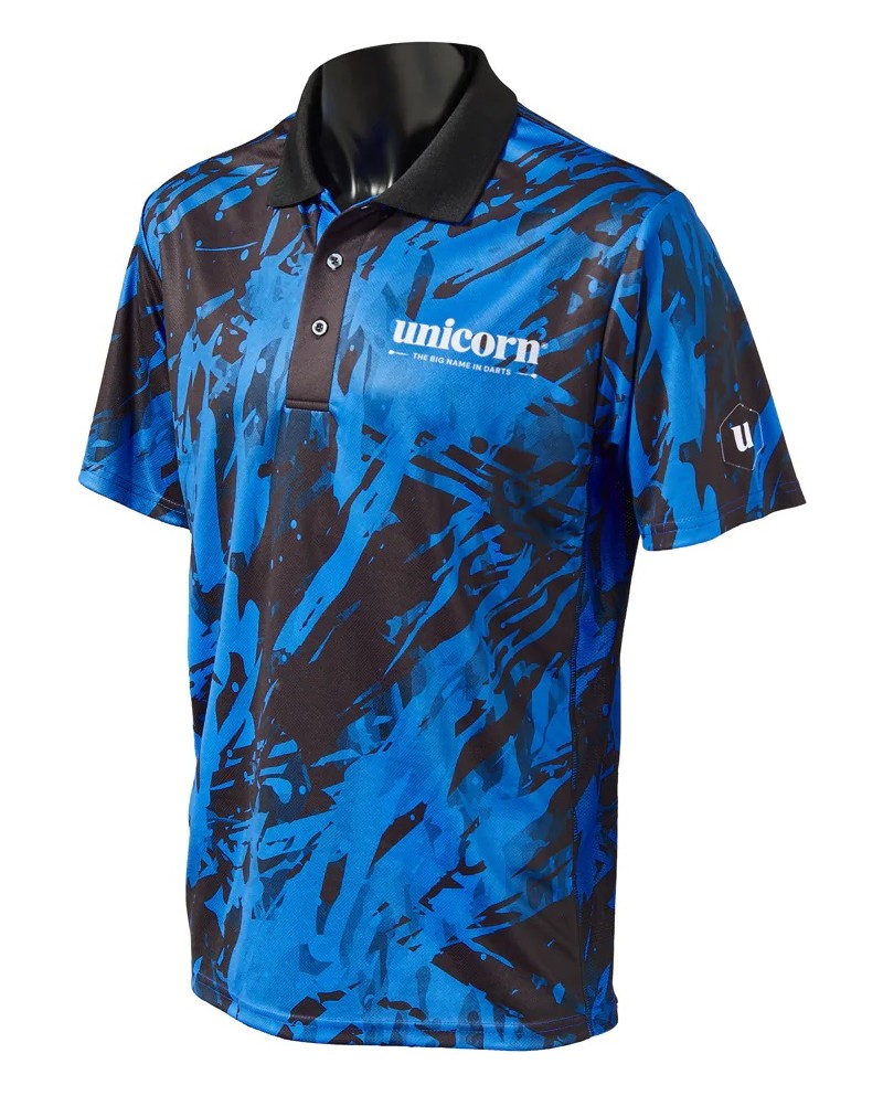 Unicorn Pro Tech Camo Dart Shirt Blue