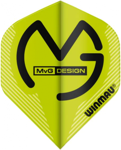 Winmau Mega Standard MvG Green & Black