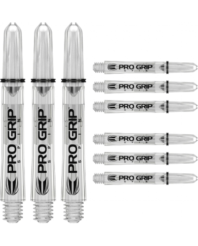 Target Pro Grip Spin Shafts Clear