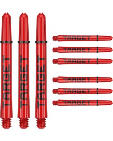 Target Pro Grip Tag Shafts Red - 3 Sets