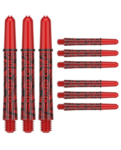 Target Pro Grip Ink Shafts Red - 3 Sets