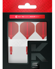 Target K-Flex Dart Flight System No2 - Red