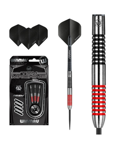 Winmau Ton Machine Darts - Red & Black